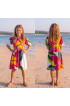 Hand Painted Rayon Kids Dress Hand Painted Rayon Kids Dress